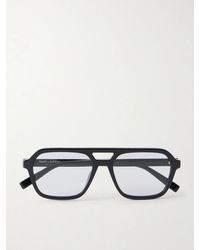 Saint Laurent - Aviator-style Acetate Sunglasses - Lyst