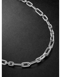 MAOR - Trio Link Sterling Silver Necklace - Lyst