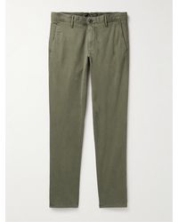 Incotex - Slim-fit Tapered Cotton-blend Trousers - Lyst