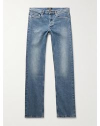 A.P.C. - New Standard gerade geschnittene Jeans aus Raw Selvedge Denim - Lyst