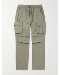 John Elliott - Straight-Leg Cotton-Poplin Cargo Trousers - Lyst