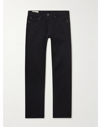 Blackhorse Lane Ateliers Nw1 Straight-leg Organic Selvedge Denim Jeans - Black