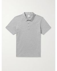 Reigning Champ - Cotton-jersey Polo Shirt - Lyst