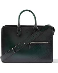 Berluti - 1 Jour Neo Scritto Venezia Leather Briefcase - Lyst