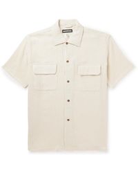Monitaly - Milano Textured-cotton Shirt - Lyst