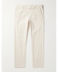 NN07 - Theo 1322 Straight-leg Organic Cotton-blend Corduroy Trousers - Lyst