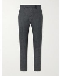 Lardini - Straight-Leg Wool Suit Trousers - Lyst