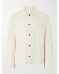 NN07 - Morgan 1454 Linen Blouson Jacket - Lyst