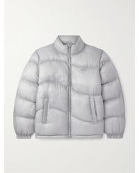 Dime - Steppjacke aus wattiertem Nylon-Ripstop mit Logostickerei - Lyst