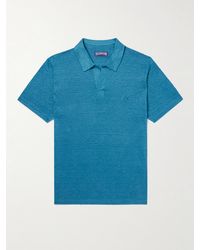 Vilebrequin - Pyramid Linen-jersey Polo Shirt - Lyst