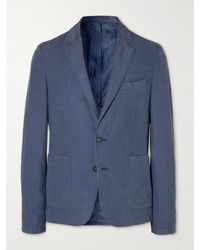 Officine Generale - Nehemiah Garment-dyed Lyocell-blend Suit Jacket - Lyst