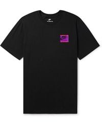 Nike - Nsw Logo-print Cotton-jersey T-shirt - Lyst