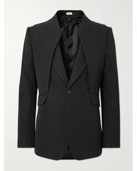 Alexander McQueen - Slim-fit Wool-barathea Blazer - Lyst