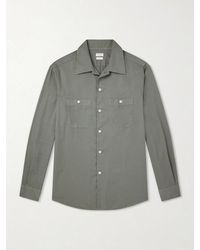 Brunello Cucinelli - Cotton-Twill Shirt - Lyst