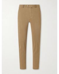 Kiton - Straight-Leg Lyocell-Blend Trousers - Lyst