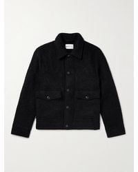 NN07 - Throwing Fits Julius Brushed Knitted Jacket - Lyst