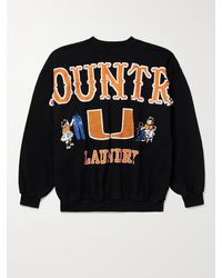 Kapital - Printed Cotton-Jersey Sweatshirt - Lyst