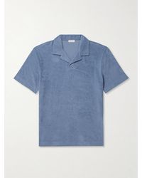 Sunspel - Sea Island Cotton-Terry Polo Shirt - Lyst