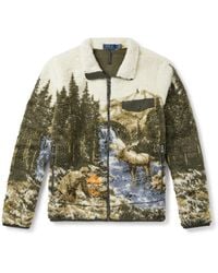 Polo Ralph Lauren - Fleece Mountain Graphic Jacket - Lyst