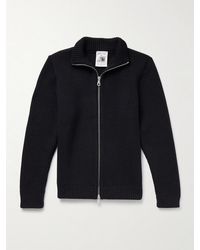 S.N.S. Herning - Virgin Wool Zip-Up Cardigan - Lyst