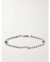Gucci - Sterling Silver And Enamel Chain Bracelet - Lyst