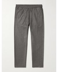 Barena - Straight-leg Virgin Wool Drawstring Trousers - Lyst