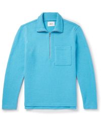 NN07 - Anders 6398 Merino Wool Half-zip Sweater - Lyst