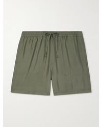 NN07 - Ryder 5971 Straight-Leg Crinkled Tencel Modal-Blend Drawstring Shorts - Lyst