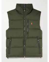 Polo Ralph Lauren - Gorham Logo-Embroidered Quilted Padded Shell Down Gilet - Lyst