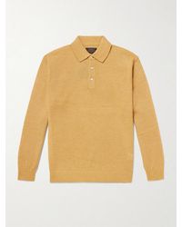 Beams Plus - Wool-Blend Polo Shirt - Lyst