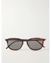 Saint Laurent - Sl 939 Round-Frame Recycled Acetate Sunglasses - Lyst