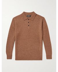 Beams Plus - Wool Polo Shirt - Lyst