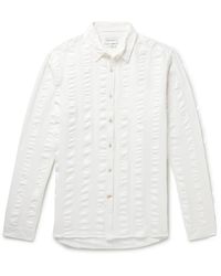 Oliver Spencer - New York Special Textured Organic Cotton Shirt - Lyst