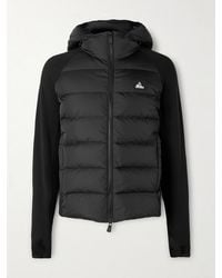 Moncler - Hooded Quilted Shell And Polartec Power Stretch Pro Down Mid-Layer - Lyst