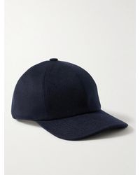 Dunhill - Logo-embroidered Cashmere Baseball Cap - Lyst
