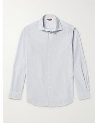Barena - Surian Pinstriped Cotton-poplin Shirt - Lyst