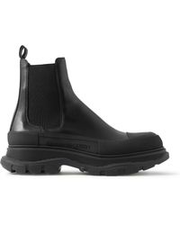 alexander mcqueen flame boots