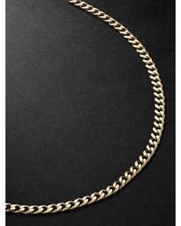 Sydney Evan - 14-Karat Curb Chain Necklace - Lyst