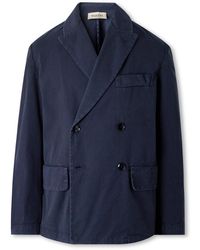 Barena - Brawler Oversized Double-breasted Cotton-blend Whipcord Suit Jacket - Lyst