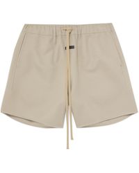 Fear Of God - Eternal Wide-leg Wool And Cashmere-blend Drawstring Shorts - Lyst