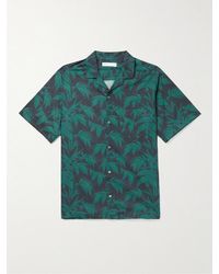 Desmond & Dempsey - Hemd aus Baumwolle mit Print und Reverskragen - Lyst