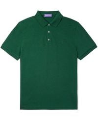 Ralph Lauren - Logo-Embroidered Cotton-Piqué Polo Shirt - Lyst
