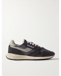 Autry - Reelwind Low Suede And Shell Sneakers - Lyst