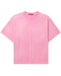 The Elder Statesman - Sunbleached Cotton And Cashmere-Blend Jersey T-Shirt - Lyst