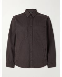 A.P.C. - Noah Cotton-Twill Blouson Jacket - Lyst