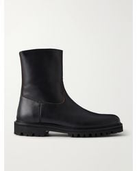 VINNY'S - Moto Leather Boots - Lyst