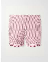 Orlebar Brown - Bulldog Straight-Leg Mid-Length Printed Swim Shorts - Lyst