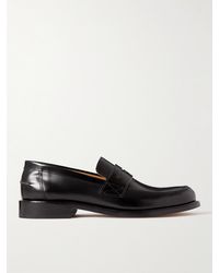 MR P. - Scott Polished-leather Penny Loafers - Lyst