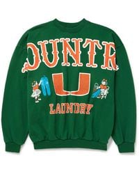 Kapital - Printed Cotton-Jersey Sweatshirt - Lyst