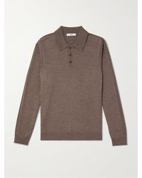 MR P. - Merino Wool Polo Shirt - Lyst